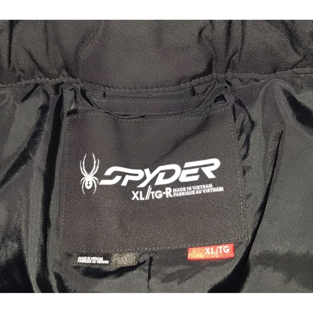 SPYDER Spylon Black Ski Snow Pants XtL 20K Snowboard Lined Vented EUC Men's XL-R